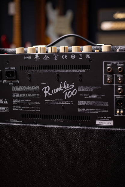 Fender Rumble 100 V3 Bass Combo Amp