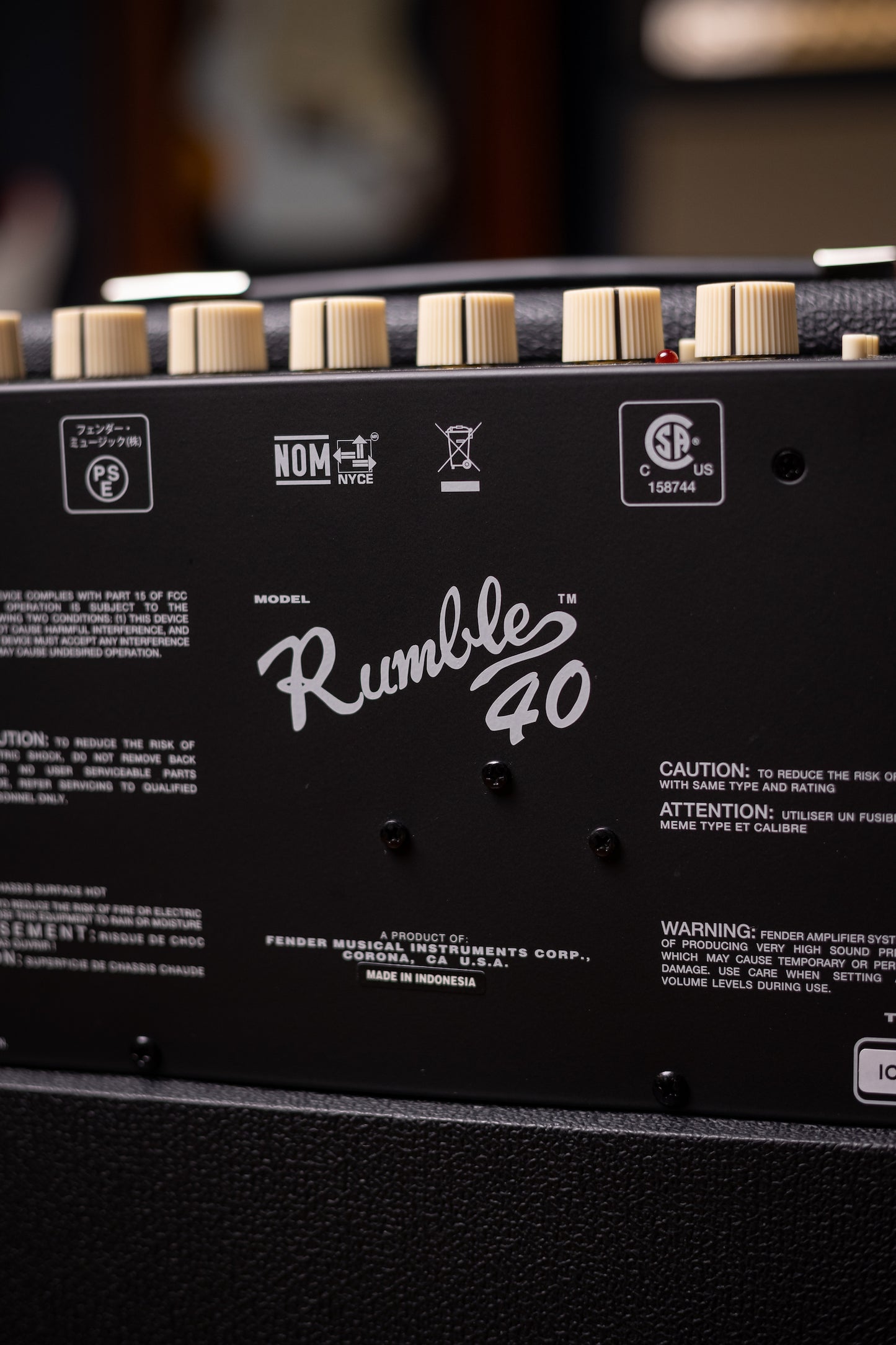 Fender Rumble 40 V3 Bass Combo Amp