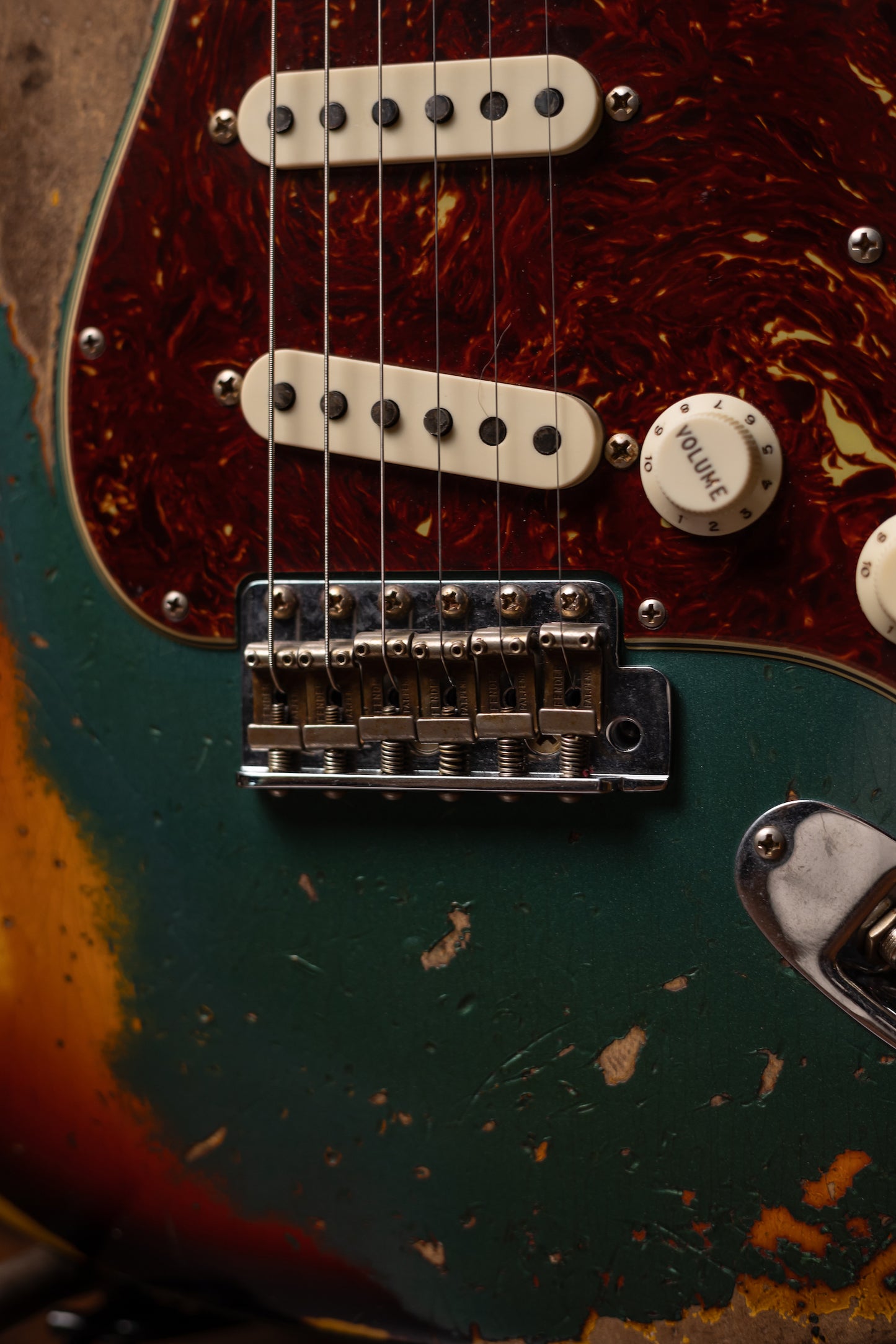 2024 Fender Custom Shop Limited Editon Roasted Maple ‘61 Stratocster Super Heavy Relic Electric Guitar - Sherwood Over Sunburst