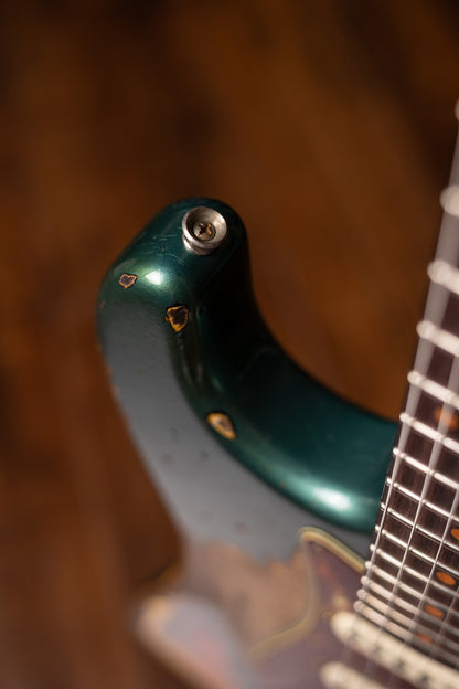 2024 Fender Custom Shop Limited Editon Roasted Maple ‘61 Stratocster Super Heavy Relic Electric Guitar - Sherwood Over Sunburst
