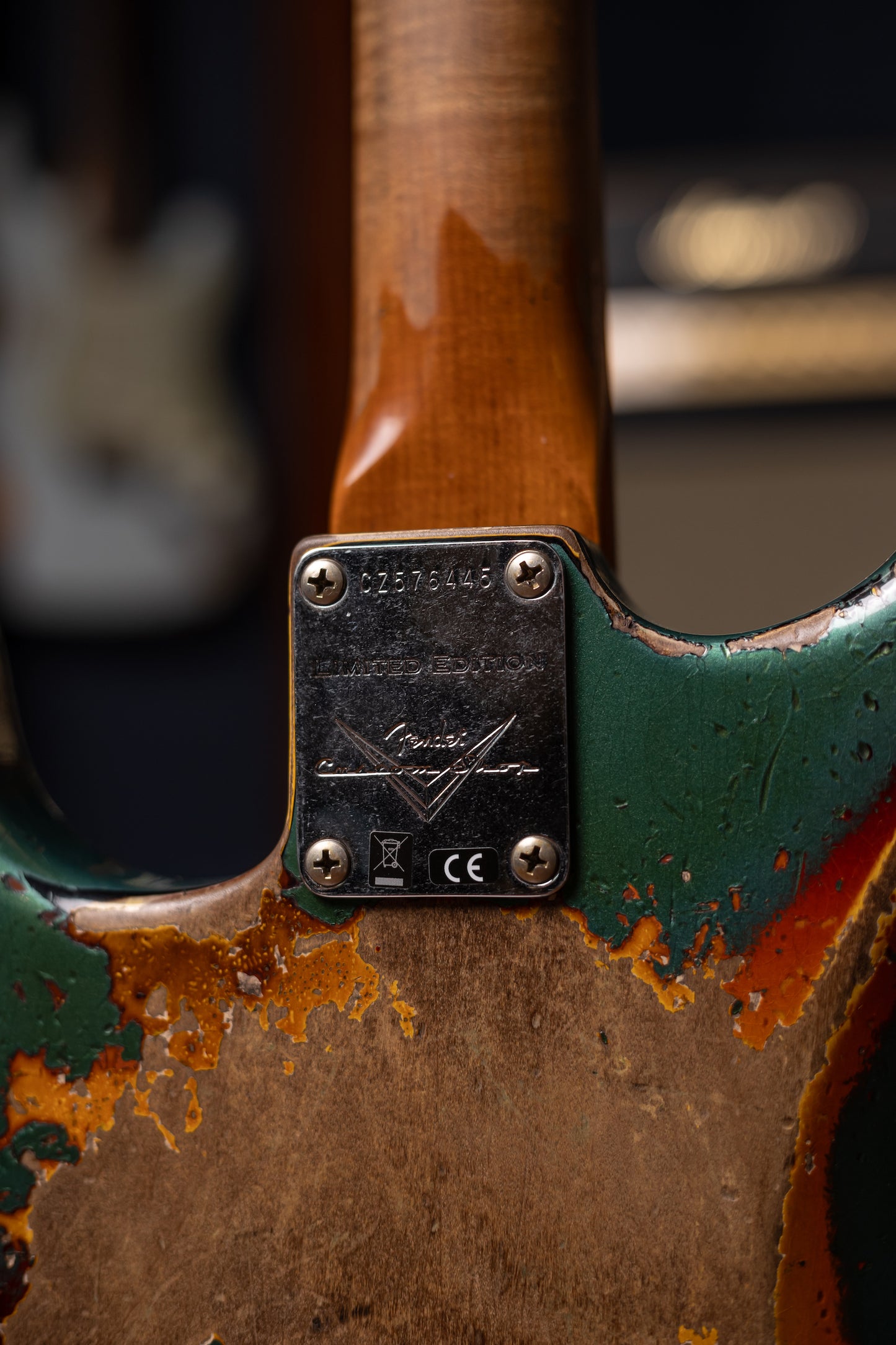 2024 Fender Custom Shop Limited Editon Roasted Maple ‘61 Stratocster Super Heavy Relic Electric Guitar - Sherwood Over Sunburst