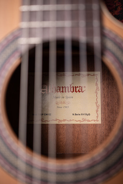 Alhambra 1 OP Cutwater Student Nylon String Acoustic-Electric Guitar