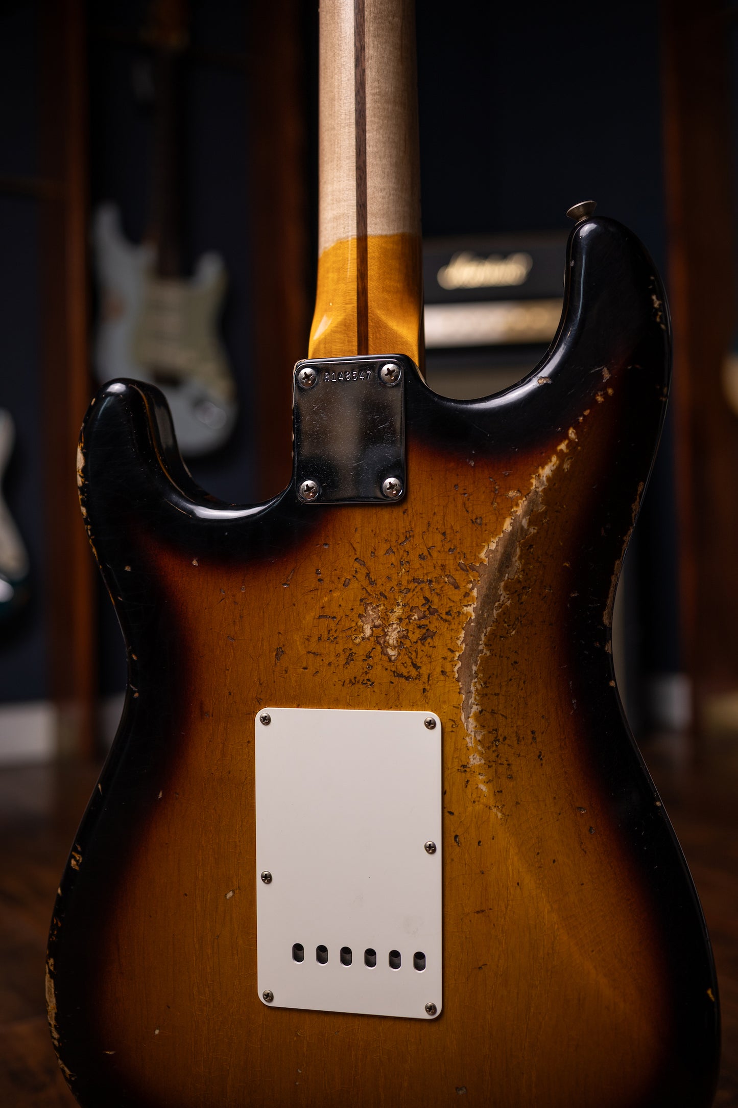 Fender Custom Shop Stratocaster 1957 Heavy Relic Electric Guitar - Aged 2-Color Sunburst