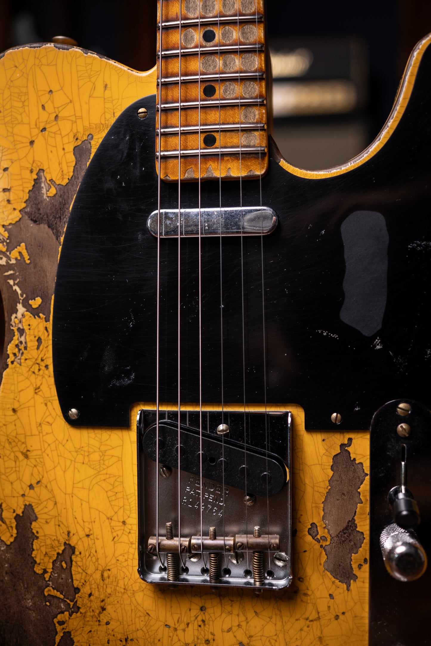 1952 Telecaster Super Heavy Relic 1-Piece Quartersawn Maple Neck - Aged Nocaster Blonde