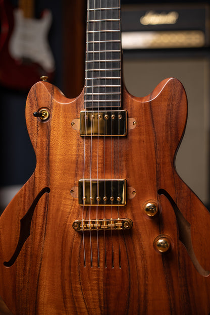 2025 Lowden GL-J Flammed Koa Electric Guitar - Natural