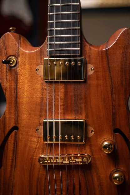 2025 Lowden GL-J Flammed Koa Electric Guitar - Natural