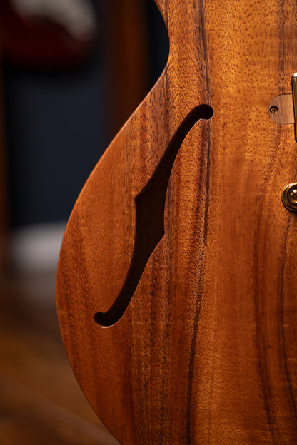 2025 Lowden GL-J Flammed Koa Electric Guitar - Natural