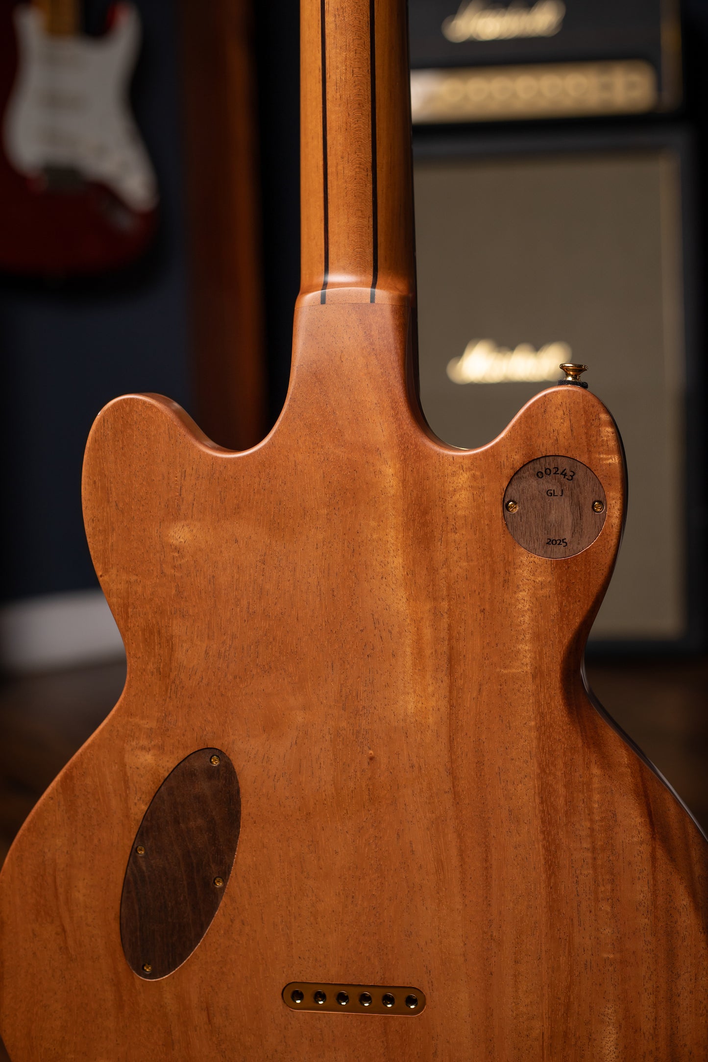 2025 Lowden GL-J Flammed Koa Electric Guitar - Natural