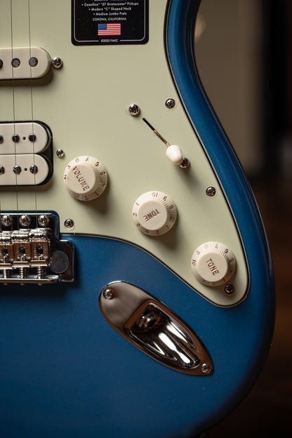 Fender American Professional Classic Stratocaster® HSS Electric Guitar - Lake Placid Blue
