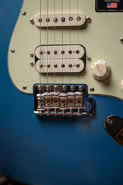 Fender American Professional Classic Stratocaster® HSS Electric Guitar - Lake Placid Blue