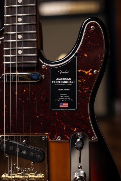 Fender American Professional II Telecaster Electric Guitar- 3-Color Sunburst