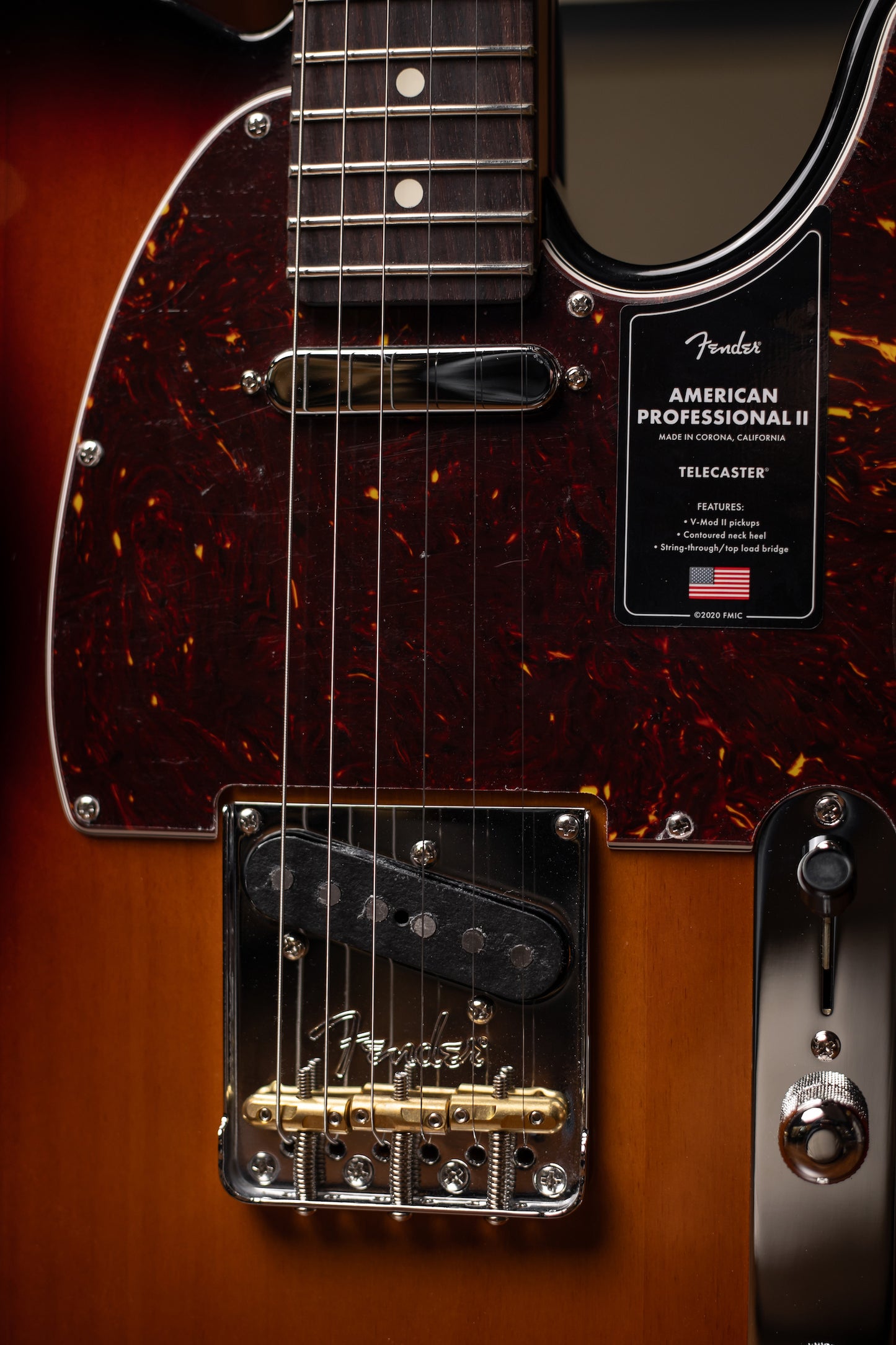 Fender American Professional II Telecaster Electric Guitar- 3-Color Sunburst