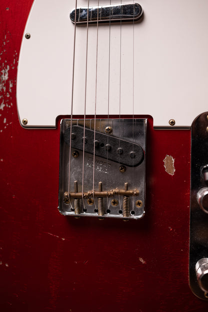 Fender Custom Shop 1961 Telecaster Heavy Relic Electric Guitar - Faded Aged Candy Apple Red