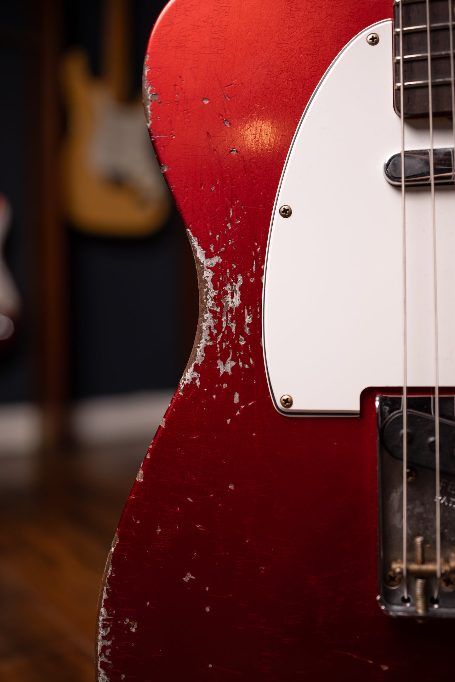 Fender Custom Shop 1961 Telecaster Heavy Relic Electric Guitar - Faded Aged Candy Apple Red