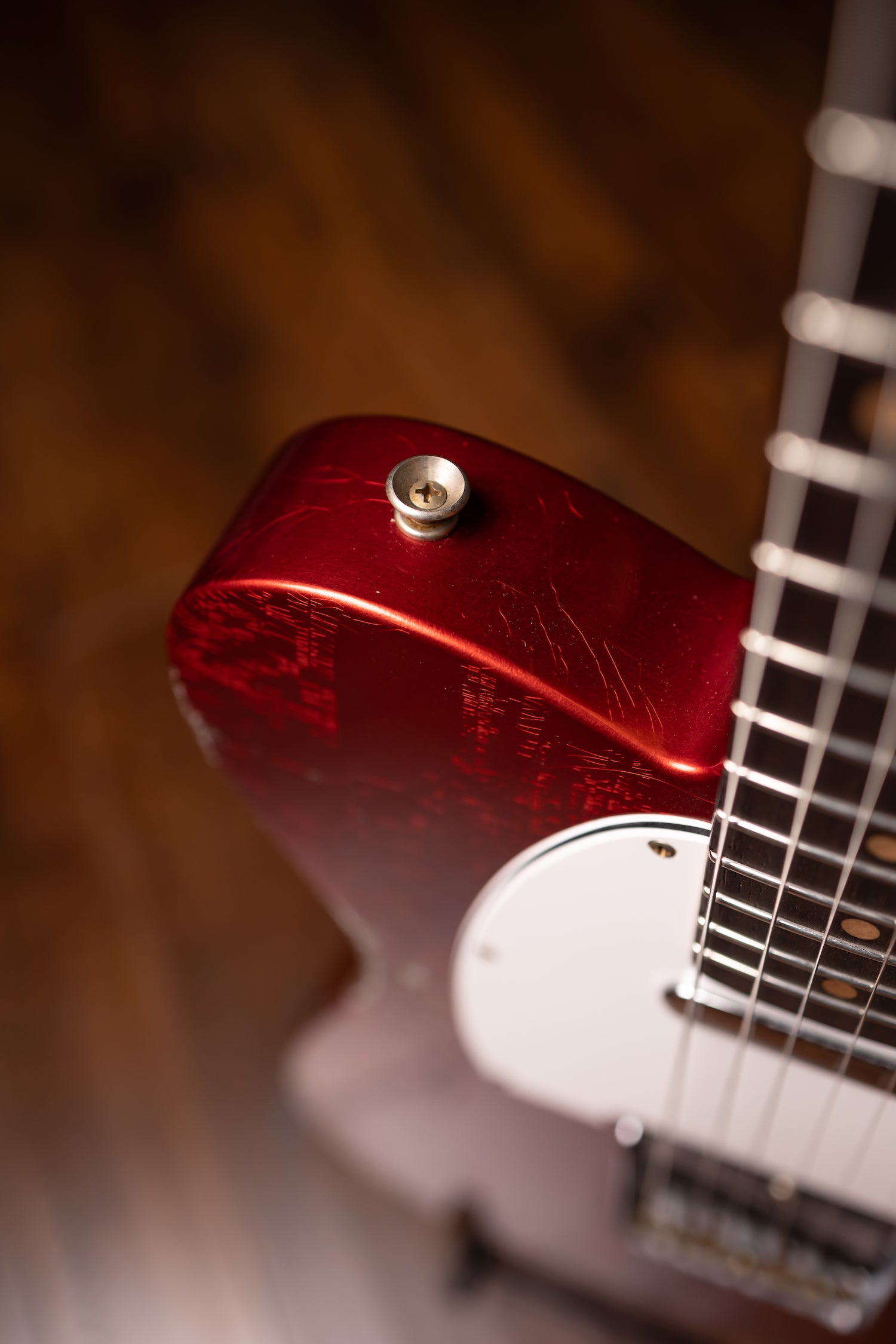 Fender Custom Shop 1961 Telecaster Heavy Relic Electric Guitar - Faded Aged Candy Apple Red