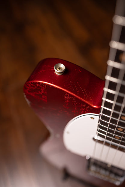 Fender Custom Shop 1961 Telecaster Heavy Relic Electric Guitar - Faded Aged Candy Apple Red