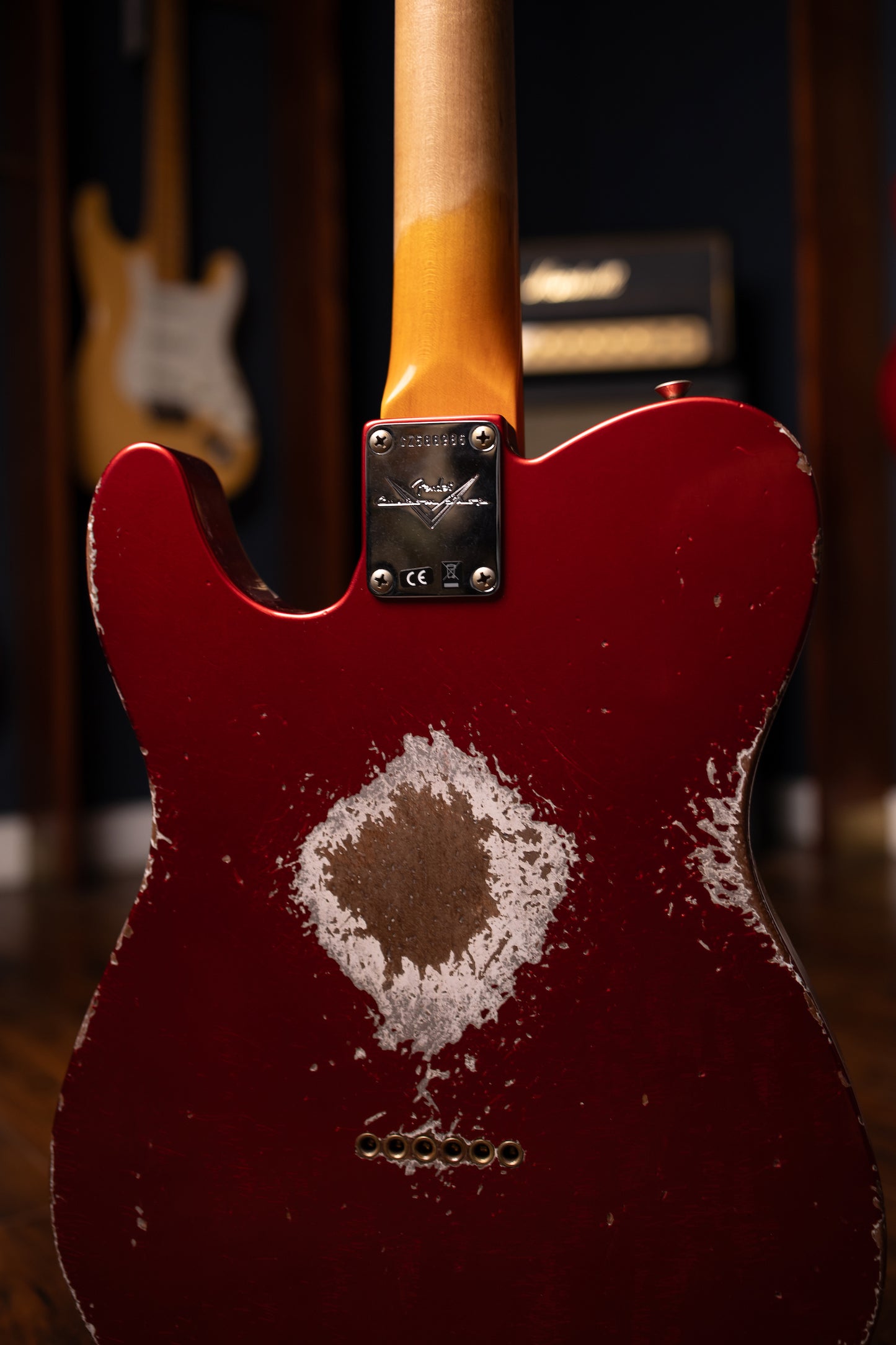 Fender Custom Shop 1961 Telecaster Heavy Relic Electric Guitar - Faded Aged Candy Apple Red