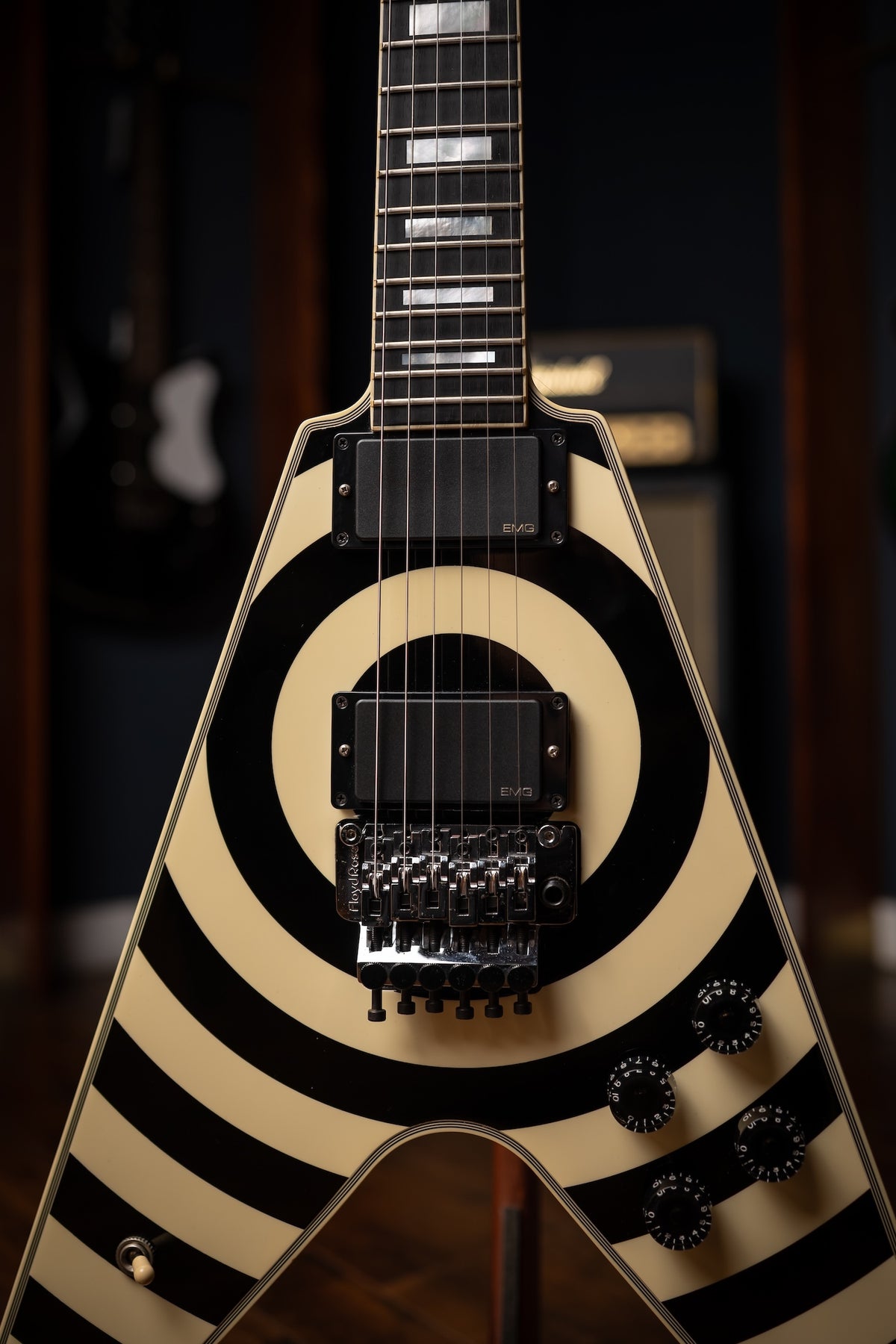 2007 Gibson Zakk Wylde Signature Flying V Electric Guitar - Bullseye
