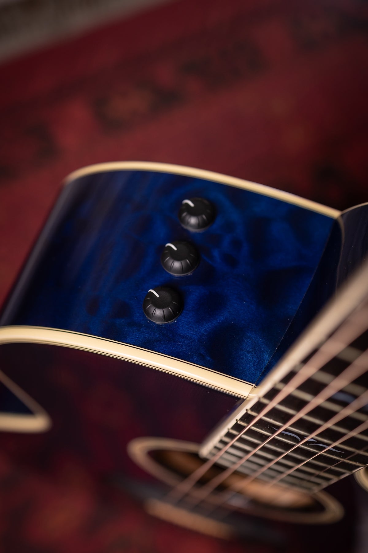 2009 Taylor 614CE Acoustic Guitar - Blue Trans