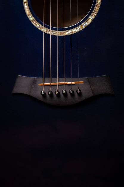 2009 Taylor 614CE Acoustic Guitar - Blue Trans