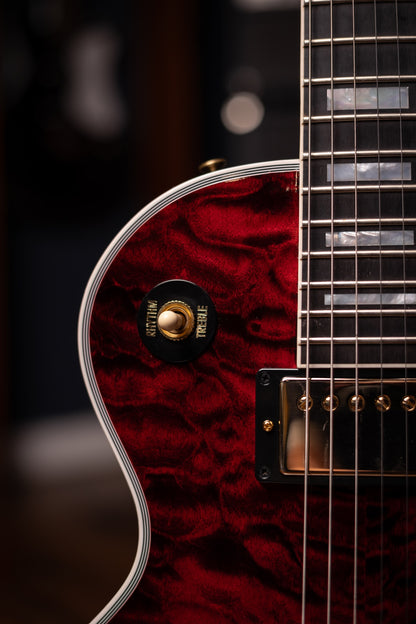 2020s Gibson Les Paul Custom Quilt Red Electric Guitar
