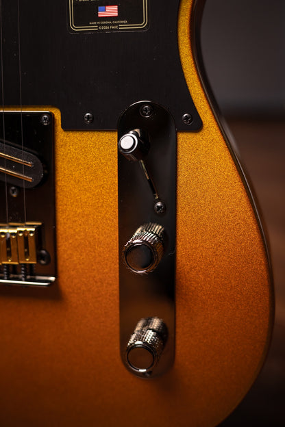 Fender 75th Anniversary American Ultra II Telecaster Ebony Fingerboard, Electric Guitar - Liquid Gold