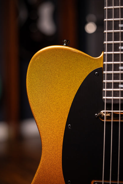 Fender 75th Anniversary American Ultra II Telecaster Ebony Fingerboard, Electric Guitar - Liquid Gold