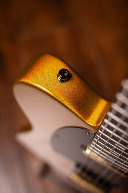 Fender 75th Anniversary American Ultra II Telecaster Ebony Fingerboard, Electric Guitar - Liquid Gold