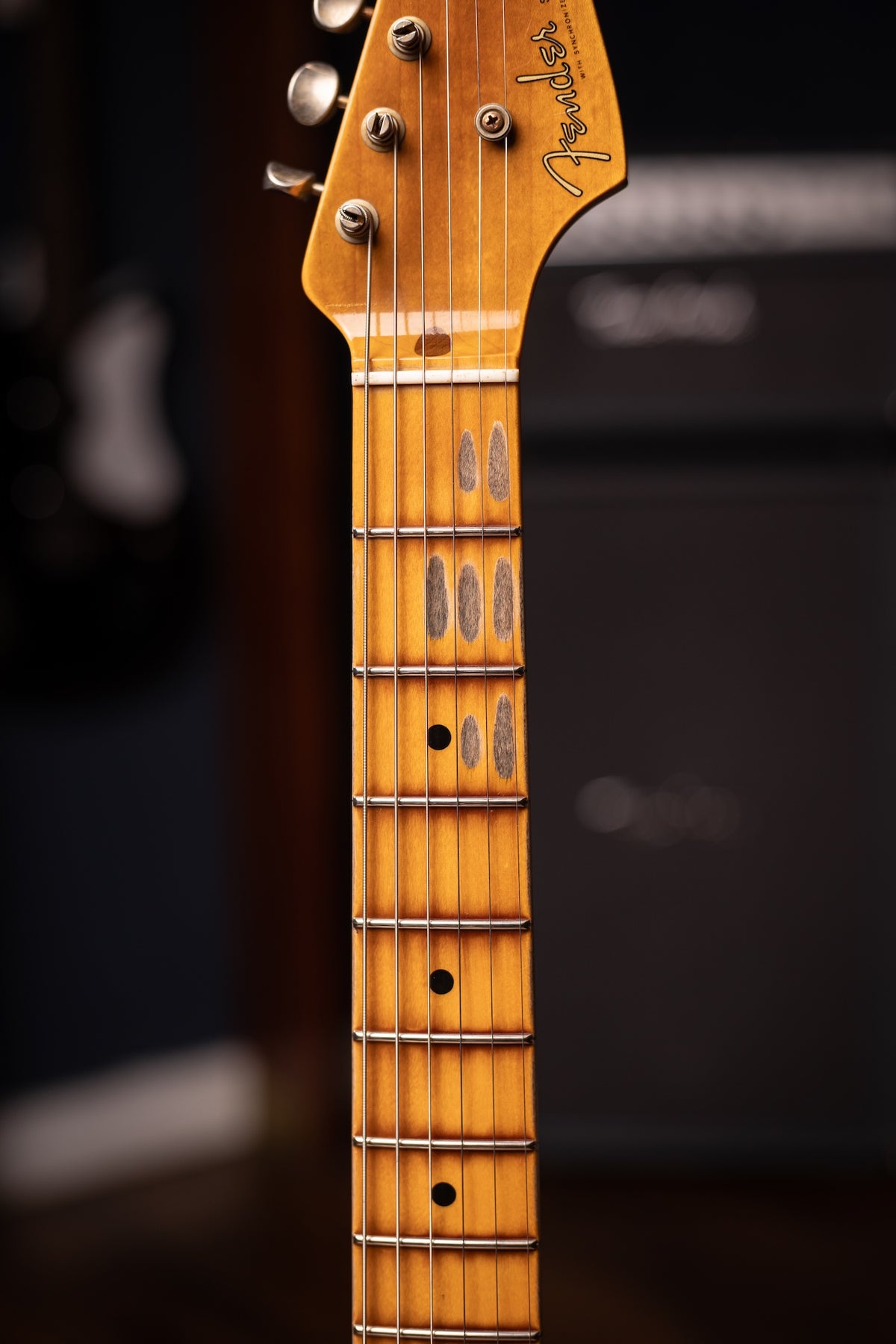 2024 Fender 1956 Journeyman Stratocaster Electric Guitar - Aged Sherwood Green Metallic