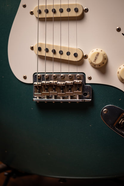 2024 Fender 1956 Journeyman Stratocaster Electric Guitar - Aged Sherwood Green Metallic