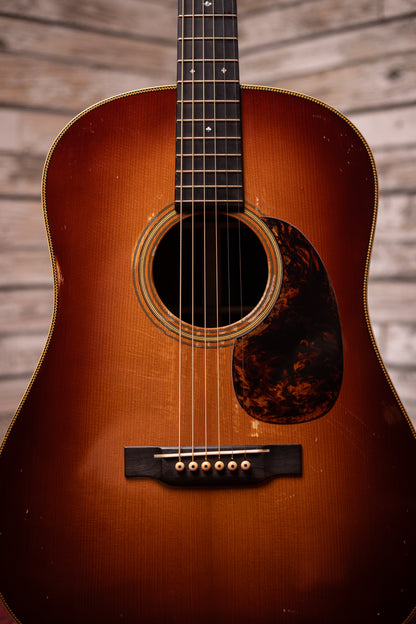 2024 Pre War Guitars Co. 12 Fret Custom Dreadnought Acoustic Guitar - Relic Sunburst