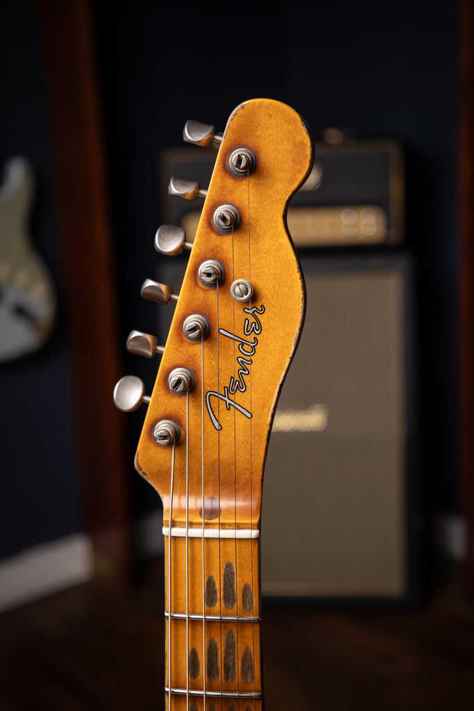 Fender Custom Shop 1951 Nocaster Super Heavy Relic Telecaster Electric Guitar - Super Faded Aged Nocaster Blonde