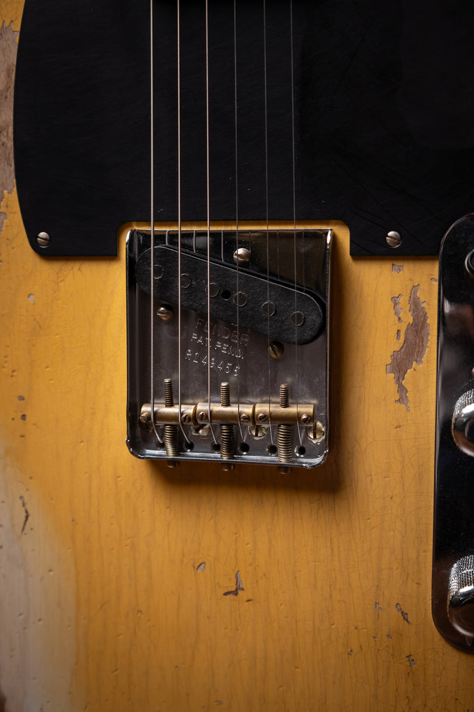 Fender Custom Shop 1951 Nocaster Super Heavy Relic Telecaster Electric Guitar - Super Faded Aged Nocaster Blonde
