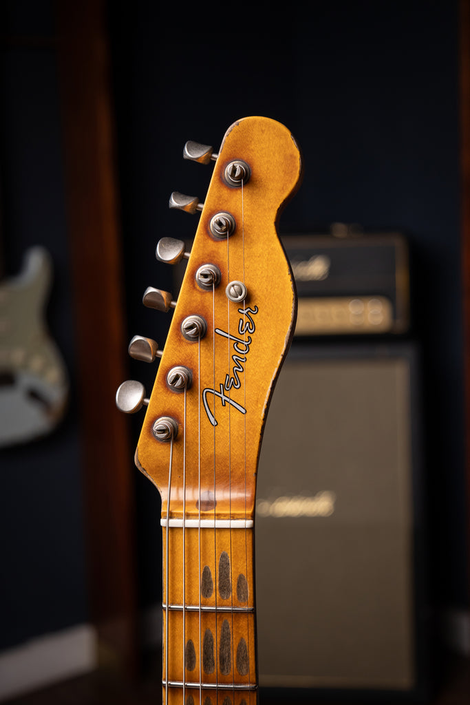 Fender Custom Shop 1951 Nocaster Super Heavy Relic Telecaster Electric Guitar - Super Faded Aged Nocaster Blonde