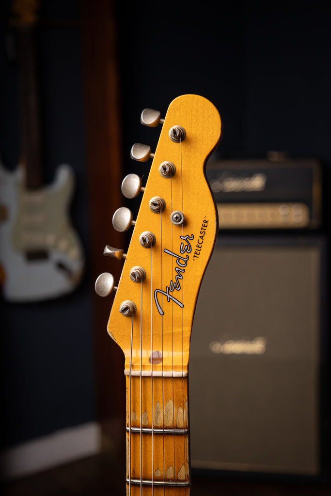 Fender 1954 Telecaster Super Heavy Relic Electric Guitar - Super Faded Aged Nocaster Blonde
