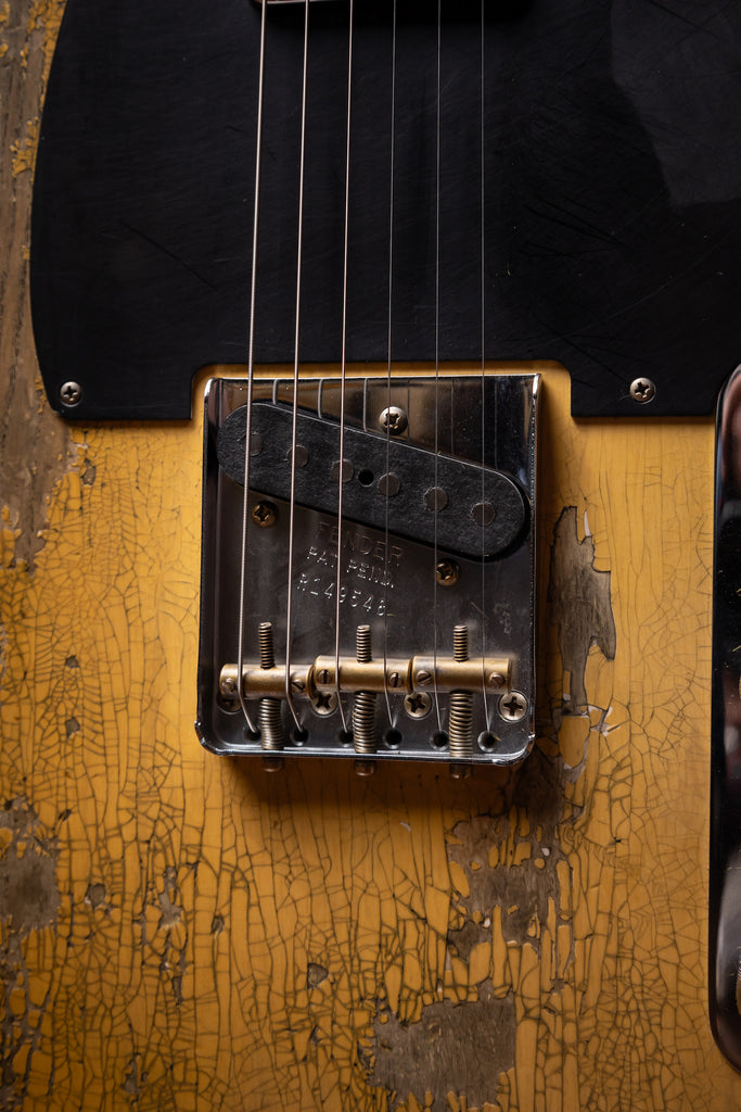 Fender 1954 Telecaster Super Heavy Relic Electric Guitar - Super Faded Aged Nocaster Blonde