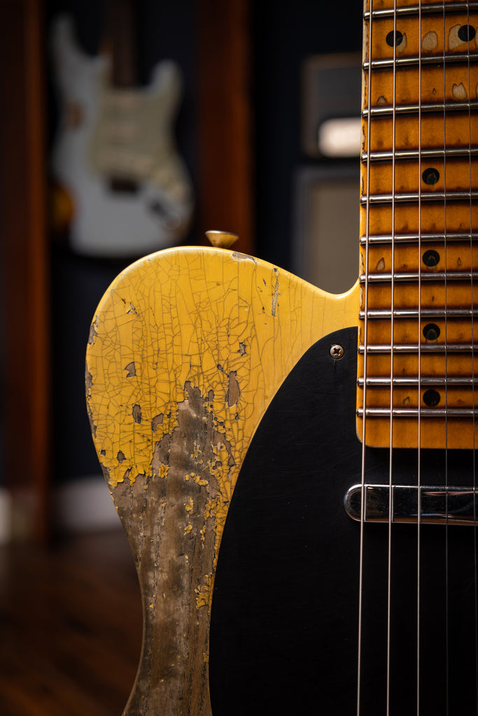 Fender 1954 Telecaster Super Heavy Relic Electric Guitar - Super Faded Aged Nocaster Blonde