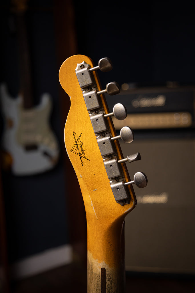 Fender 1954 Telecaster Super Heavy Relic Electric Guitar - Super Faded Aged Nocaster Blonde