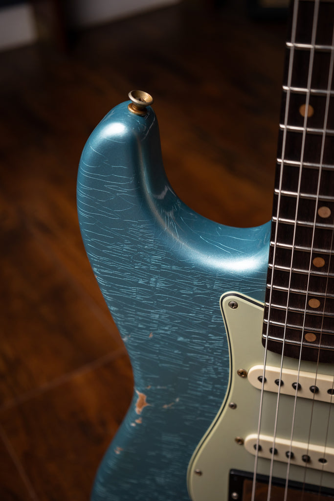 Fender Limited Edition '59 Stratocaster HSS Relic Electric Guitar - Daphne Blue Metallic