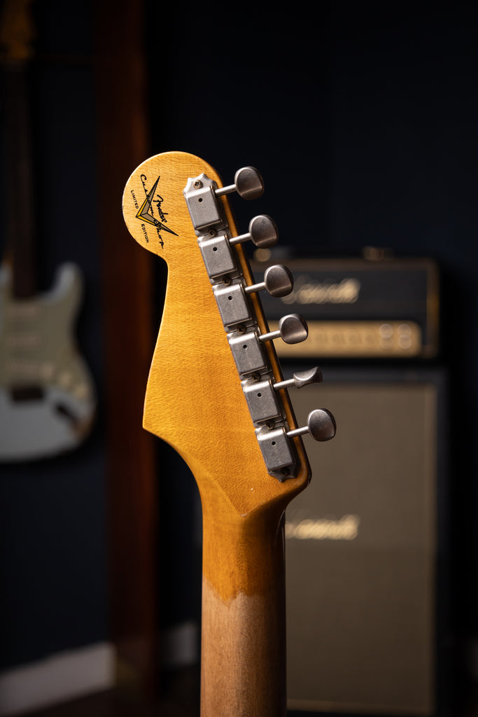 Fender Limited Edition '59 Stratocaster HSS Relic Electric Guitar - Daphne Blue Metallic