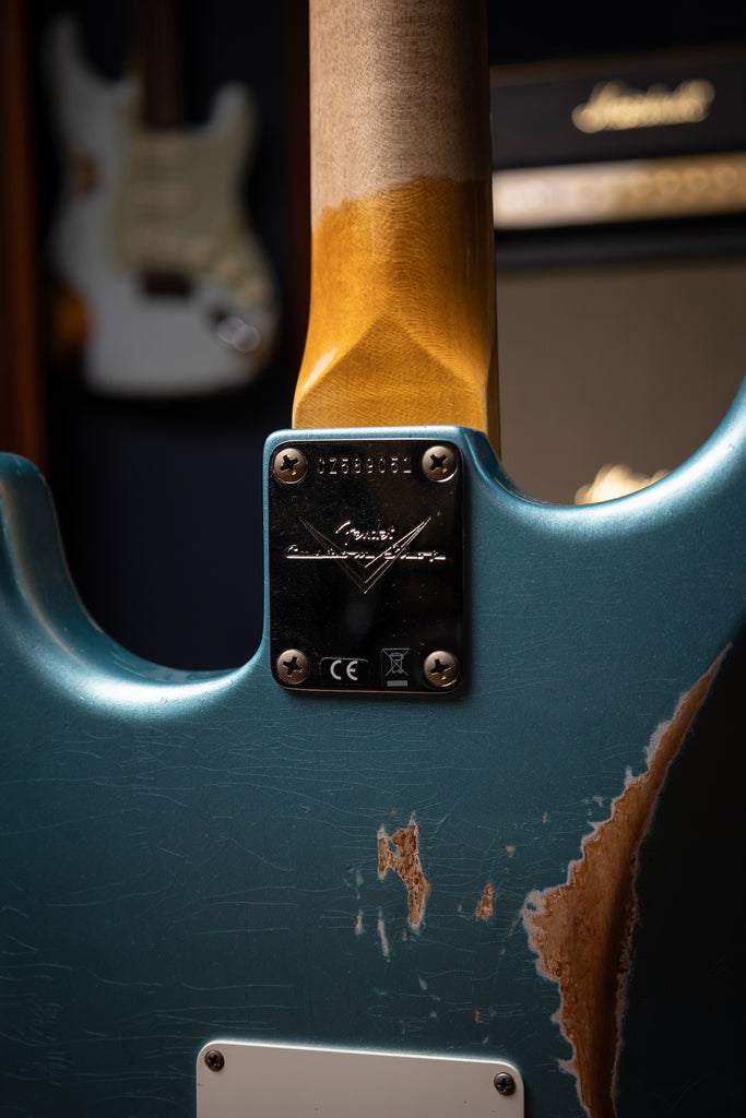 Fender Limited Edition '59 Stratocaster HSS Relic Electric Guitar - Daphne Blue Metallic