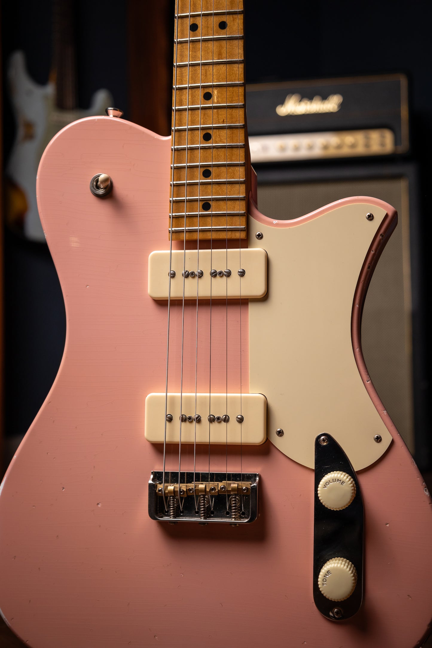 Starr Guitars Tomcat Electric Guitar - Shell Pink