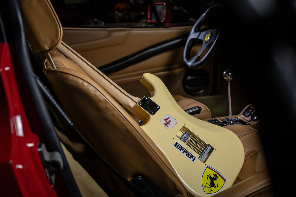 Yngwie Malmsteen’s #4 Fender Stratocaster + Personal 1983 Ferrari 308 GTS Quattrovalvole