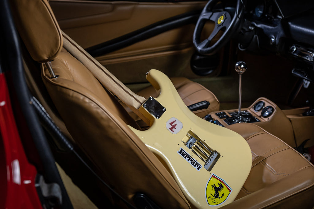 Yngwie Malmsteen’s #4 Fender Stratocaster + Personal 1983 Ferrari 308 GTS Quattrovalvole