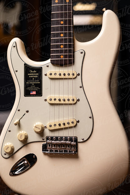 Fender American Vintage II 1961 Stratocaster® Left Handed Electric Guitar - Olympic White
