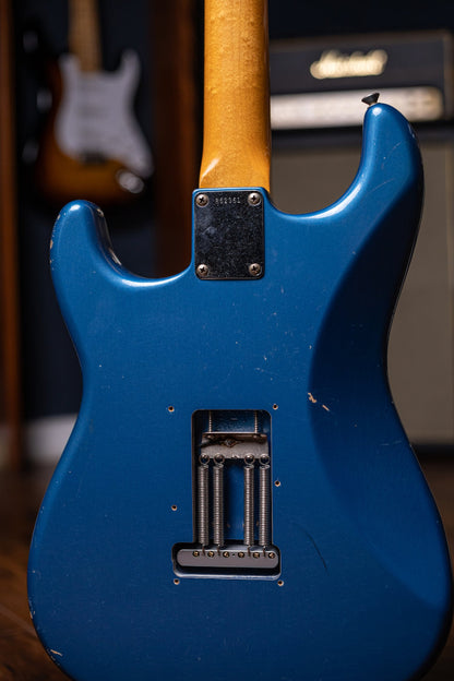 2011 Fender Custom Shop 1960 Stratocaster Relic Electric Guitar - Lake Placid Blue