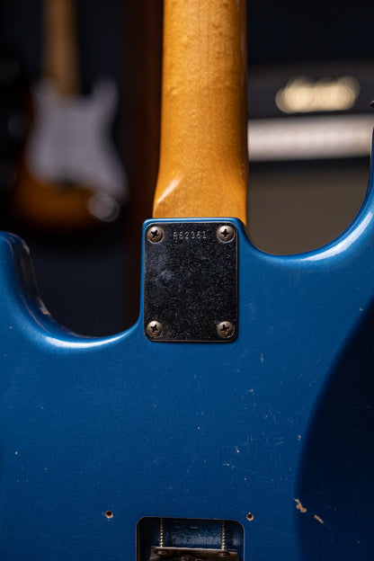 2011 Fender Custom Shop 1960 Stratocaster Relic Electric Guitar - Lake Placid Blue