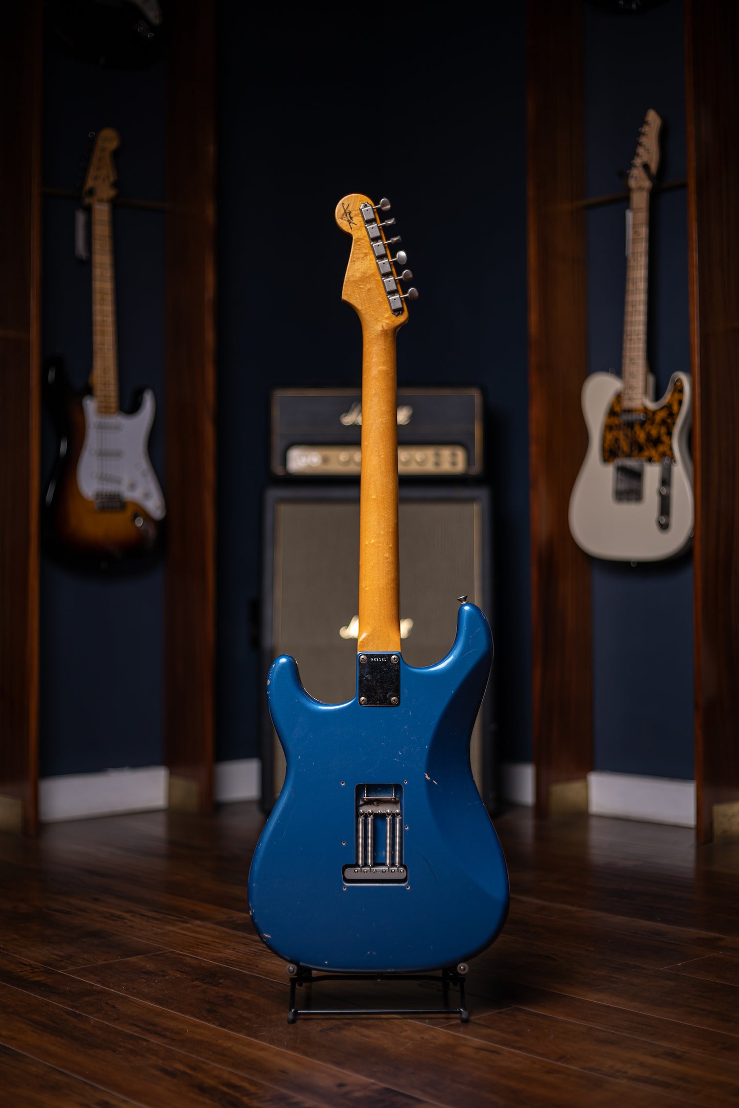 2011 Fender Custom Shop 1960 Stratocaster Relic Electric Guitar - Lake Placid Blue