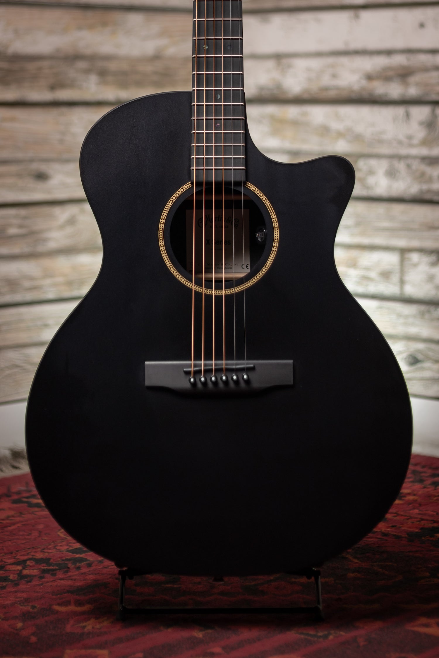Martin GPCX1E Acoustic Electric Guitar - Black