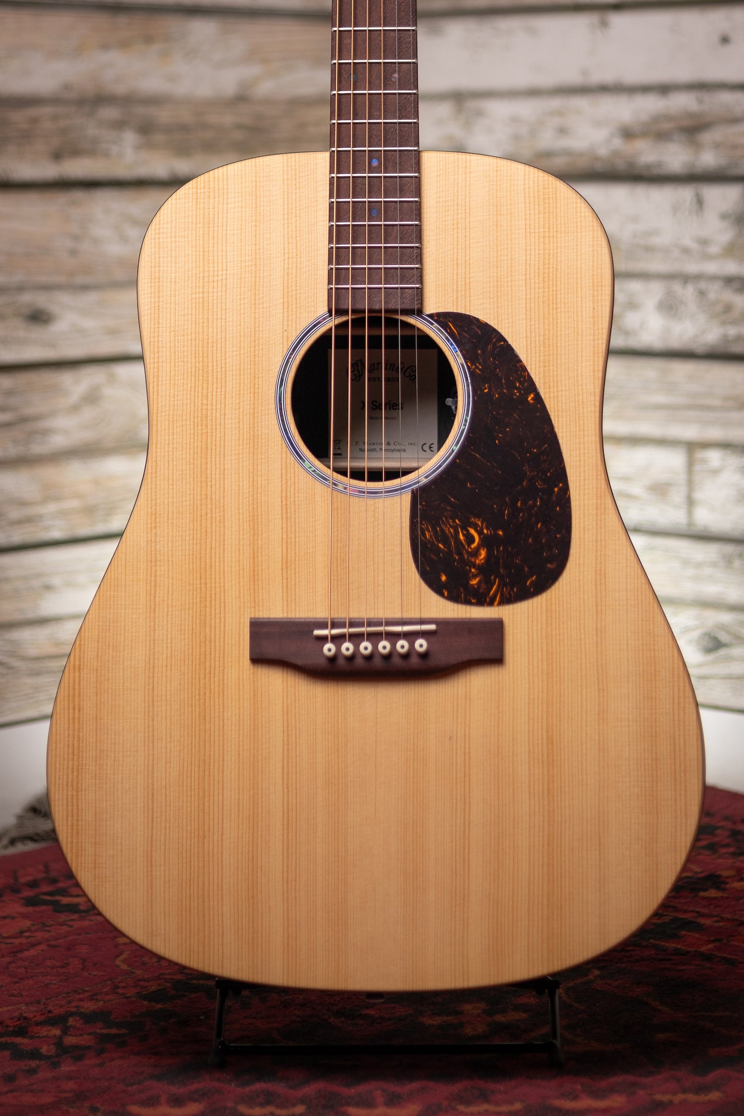 Martin D-X2E Dreadnought Acoustic/Electric Guitar - Brazilian Rosewood HPL